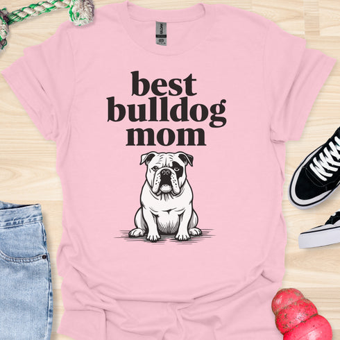 Best bulldog mom ever - V6 - Black Eye T-Shirt